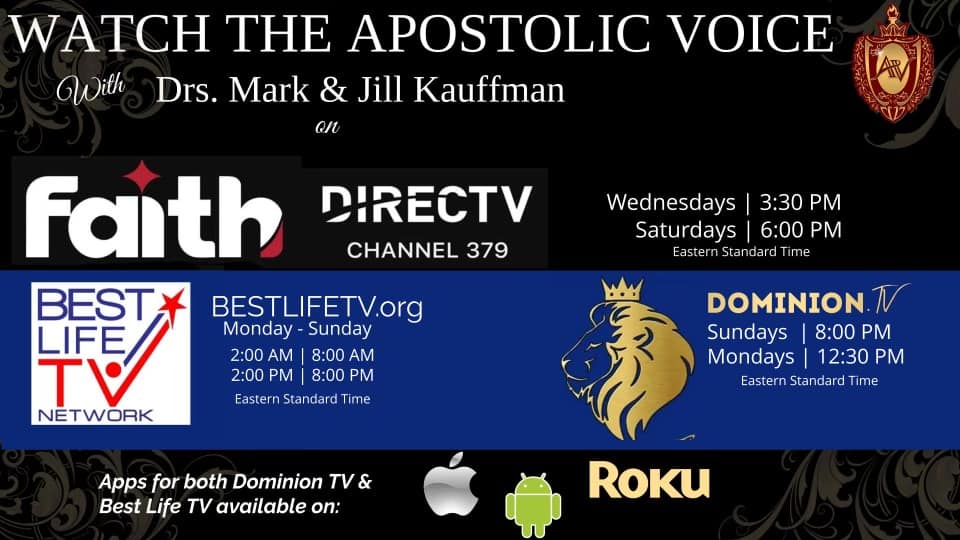 Apostolic Voice on Faith TV Dr. Mark Kauffman Ministries, New Castle PA